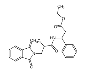 3-(2-methyl-3-phthalimido-propionylamino)-3-phenyl-propionic acid ethyl ester CAS:19771-60-9 manufacturer & supplier