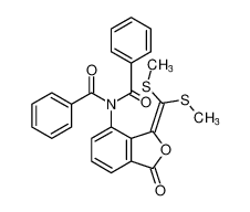 N-benzoyl-N-(3-(bis(methylthio)methylene)-1-oxo-1,3-dihydroisobenzofuran-4-yl)benzamide CAS:197715-10-9 manufacturer & supplier