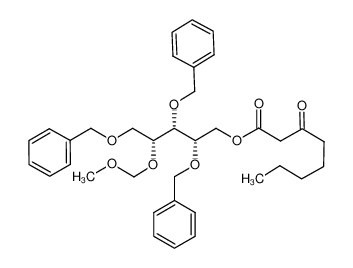 3-Oxo-octanoic acid (2S,3R,4R)-2,3,5-tris-benzyloxy-4-methoxymethoxy-pentyl ester CAS:197716-43-1 manufacturer & supplier