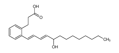 3-(2-((1E,3E)-5-hydroxytrideca-1,3-dien-1-yl)phenyl)propanoic acid CAS:197725-59-0 manufacturer & supplier