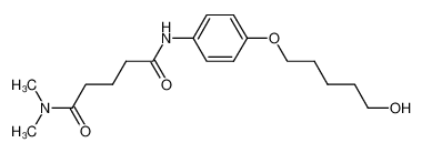 N,N-dimethyl-4-[4-(5-hydroxypentoxy)phenylaminocarbonyl]butanamide CAS:197725-71-6 manufacturer & supplier