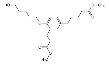 methyl-5-{4-(5-hydroxypentoxy)-3-[2-(methoxycarbonyl)ethyl]phenyl}pentanoate CAS:197725-82-9 manufacturer & supplier