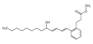 methyl-3-[2-(5-hydroxy-1E,3E-tridecadienyl)phenyl]propanoate CAS:197726-16-2 manufacturer & supplier