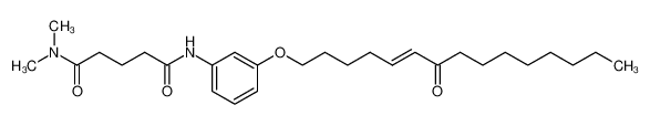 N,N-dimethyl-4-[3-(7-oxo-5E-pentadecenyloxy)phenylaminocarbonyl]butanamide CAS:197726-26-4 manufacturer & supplier