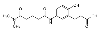 3-(5-(5-(dimethylamino)-5-oxopentanamido)-2-hydroxyphenyl)propanoic acid CAS:197726-38-8 manufacturer & supplier