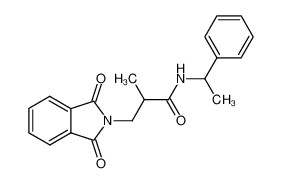 2-methyl-N-(1-phenyl-ethyl)-3-phthalimido-propionamide CAS:19776-42-2 manufacturer & supplier