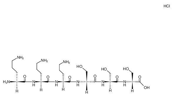 (R)-2-[(S)-2-((R)-2-{(S)-5-Amino-2-[(S)-5-amino-2-((S)-2,5-diamino-pentanoylamino)-pentanoylamino]-pentanoylamino}-3-hydroxy-propionylamino)-3-hydroxy-propionylamino]-3-hydroxy-propionic acid; hydrochloride CAS:19777-48-1 manufacturer & supp