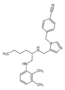 (S)-4-((5-(((1-((2,3-dimethylphenyl)amino)hexan-2-yl)amino)methyl)-1H-imidazol-1-yl)methyl)benzonitrile CAS:197773-19-6 manufacturer & supplier