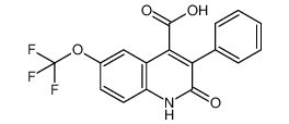 2-oxo-3-phenyl-6-(trifluoromethoxy)-1,2-dihydroquinoline-4-carboxylic acid CAS:197773-28-7 manufacturer & supplier