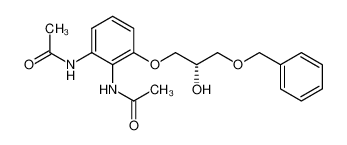 N-[2-Acetylamino-6-((S)-3-benzyloxy-2-hydroxy-propoxy)-phenyl]-acetamide CAS:197774-55-3 manufacturer & supplier