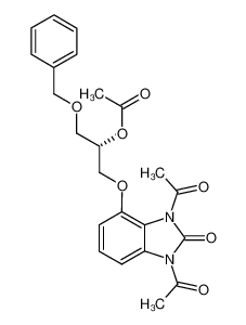 Acetic acid (S)-1-benzyloxymethyl-2-(1,3-diacetyl-2-oxo-2,3-dihydro-1H-benzoimidazol-4-yloxy)-ethyl ester CAS:197774-58-6 manufacturer & supplier