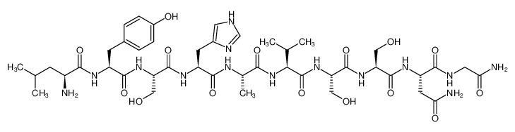 Glycinamide,L-leucyl-L-tyrosyl-L-seryl-L-histidyl-L-alanyl-L-valyl-L-seryl-L-seryl-L-asparaginyl- CAS:197777-05-2 manufacturer & supplier