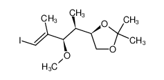 (R)-4-((E)-(1R,2R)-4-Iodo-2-methoxy-1,3-dimethyl-but-3-enyl)-2,2-dimethyl-[1,3]dioxolane CAS:197777-45-0 manufacturer & supplier