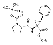 (S)-2-((1S,2S)-1-Methoxycarbonyl-2-phenyl-cyclopropylcarbamoyl)-pyrrolidine-1-carboxylic acid tert-butyl ester CAS:197778-17-9 manufacturer & supplier