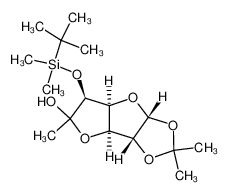 (3aR,3bS,6S,6aS,7aR)-6-(tert-Butyl-dimethyl-silanyloxy)-2,2,5-trimethyl-hexahydro-furo[2',3':4,5]furo[2,3-d][1,3]dioxol-5-ol CAS:197779-08-1 manufacturer & supplier