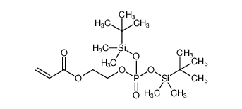 2-((bis((tert-butyldimethylsilyl)oxy)phosphoryl)oxy)ethyl acrylate CAS:197779-26-3 manufacturer & supplier