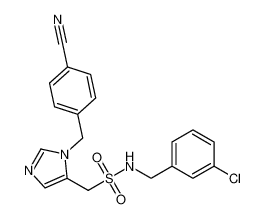 N-(3-chlorobenzyl)-1-(1-(4-cyanobenzyl)-1H-imidazol-5-yl)methanesulfonamide CAS:197786-27-9 manufacturer & supplier