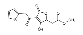 methyl 2-(3-hydroxy-5-oxo-4-(2-(thiophen-2-yl)acetyl)-2,5-dihydrofuran-2-yl)acetate CAS:197788-27-5 manufacturer & supplier