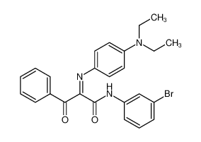 (N-(p-(Diethylamino)phenyl)-phenlglyoxylimidoyl)-m-bromformanilid CAS:19779-37-4 manufacturer & supplier