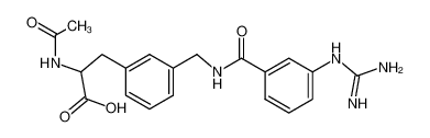 N-acetyl-3-[[[[3-[(aminoiminomethyl)amino]phenyl]carbonyl]amino]methyl]phenylalanine CAS:197790-83-3 manufacturer & supplier