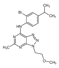 N-(2-bromo-4-isopropylphenyl)-3-(2-methoxyethyl)-5-methyl-3H-[1,2,3]triazolo[4,5-d]pyrimidin-7-amine CAS:197798-47-3 manufacturer & supplier