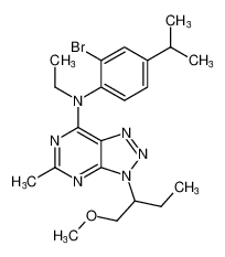 N-(2-bromo-4-isopropylphenyl)-N-ethyl-3-(1-methoxybutan-2-yl)-5-methyl-3H-[1,2,3]triazolo[4,5-d]pyrimidin-7-amine CAS:197798-51-9 manufacturer & supplier