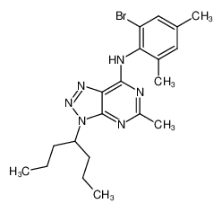 N-(2-bromo-4,6-dimethylphenyl)-5-methyl-3-[1-propylbutyl]-3H-1,2,3-triazolo[4,5-d]pyrimidin-7-amine CAS:197798-62-2 manufacturer & supplier