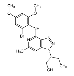 N-(2-bromo-4,6-dimethoxyphenyl)-1-(1-ethylpropyl)-6-methyl-1H-1,2,3-triazolo[4,5-c] pyridin-4-amine CAS:197799-14-7 manufacturer & supplier