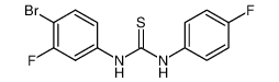 N-(4-bromo-3-fluoro-phenyl)-N'-(4-fluoro-phenyl)-thiourea CAS:1978-84-3 manufacturer & supplier