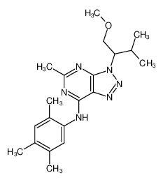 3-(1-methoxy-3-methylbutan-2-yl)-5-methyl-N-(2,4,5-trimethylphenyl)-3H-[1,2,3]triazolo[4,5-d]pyrimidin-7-amine CAS:197801-10-8 manufacturer & supplier