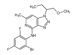 N-(2-bromo-4,6-difluorophenyl)-1-(1-methoxybutan-2-yl)-6-methyl-1H-[1,2,3]triazolo[4,5-c]pyridin-4-amine CAS:197802-03-2 manufacturer & supplier