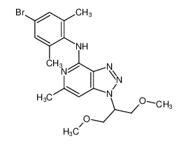 N-(4-bromo-2,6-dimethylphenyl)-1-(1,3-dimethoxypropan-2-yl)-6-methyl-1H-[1,2,3]triazolo[4,5-c]pyridin-4-amine CAS:197802-17-8 manufacturer & supplier