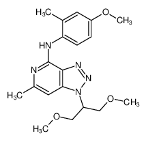 1-(1,3-dimethoxypropan-2-yl)-N-(4-methoxy-2-methylphenyl)-6-methyl-1H-[1,2,3]triazolo[4,5-c]pyridin-4-amine CAS:197802-24-7 manufacturer & supplier