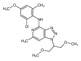 N-(2-chloro-4-methoxy-6-methylphenyl)-1-(1,3-dimethoxypropan-2-yl)-6-methyl-1H-[1,2,3]triazolo[4,5-c]pyridin-4-amine CAS:197802-33-8 manufacturer & supplier