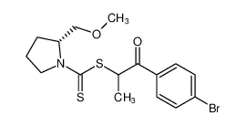 1-(4-bromophenyl)-1-oxopropan-2-yl (2R)-2-(methoxymethyl)pyrrolidine-1-carbodithioate CAS:197803-85-3 manufacturer & supplier