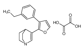 3-(3-(3-ethylphenyl)furan-2-yl)-1-azabicyclo[2.2.2]oct-2-ene oxalate CAS:197846-57-4 manufacturer & supplier