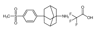 3-(4-(methylsulfonyl)phenyl)adamantan-1-amine 2,2,2-trifluoroacetate CAS:197853-52-4 manufacturer & supplier