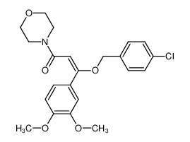 3-(4-Chlorobenzyloxy)-3-(3,4-dimethoxyphenyl)-1-morpholin-4-ylprop-2-en-1-one CAS:197854-25-4 manufacturer & supplier