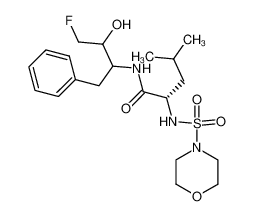 (S)-4-Methyl-2-(morpholine-4-sulfonylamino)-pentanoic acid (1-benzyl-3-fluoro-2-hydroxy-propyl)-amide CAS:197855-45-1 manufacturer & supplier