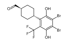 (1r,4r)-4-(3,4-dibromo-2,5-dihydroxy-6-(trifluoromethyl)phenyl)cyclohexane-1-carbaldehyde CAS:197859-12-4 manufacturer & supplier