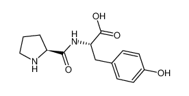 (2S)-3-(4-hydroxyphenyl)-2-[[(2S)-pyrrolidine-2-carbonyl]amino]propanoic acid CAS:19786-36-8 manufacturer & supplier