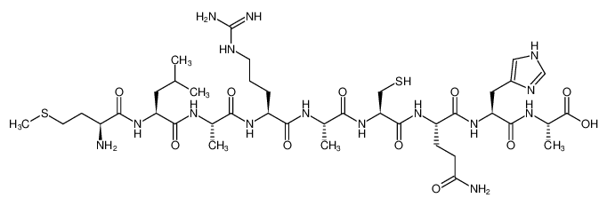 L-Alanine,L-methionyl-L-leucyl-L-alanyl-L-arginyl-L-alanyl-L-cysteinyl-L-glutaminyl-L-histidyl- CAS:197887-82-4 manufacturer & supplier