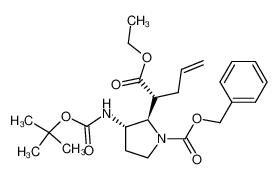 (2R,3S)-3-tert-Butoxycarbonylamino-2-(1R-ethoxycarbonyl-but-3-enyl)-pyrrolidine-1carboxylic acid benzyl ester CAS:197892-20-9 manufacturer & supplier