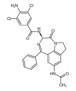 (R)-N-(9-acetamido-4-oxo-1-phenyl-3,4,6,7-tetrahydro-[1,4]diazepino[6,7,1-hi]indol-3-yl)-4-amino-3,5-dichlorobenzamide CAS:197894-99-8 manufacturer & supplier