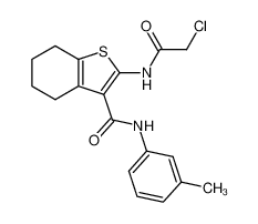 2-(2-Chloro-acetylamino)-4,5,6,7-tetrahydro-benzo[b]thiophene-3-carboxylic acid m-tolylamide CAS:197895-95-7 manufacturer & supplier