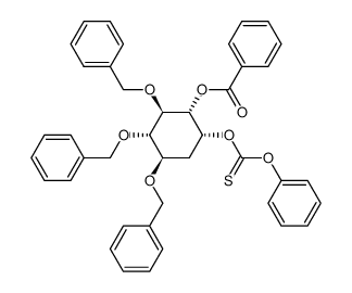 Benzoic acid (1R,2R,3S,4R,6R)-2,3,4-tris-benzyloxy-6-phenoxythiocarbonyloxy-cyclohexyl ester CAS:197896-24-5 manufacturer & supplier