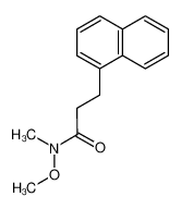 N-methoxy-N-methyl-3-(naphthalen-1-yl)propanamide CAS:197898-61-6 manufacturer & supplier