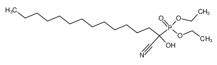 (1-Hydroxy-1-cyan-tetradecyl)-phosphonsaeure-diethylester CAS:19790-46-6 manufacturer & supplier