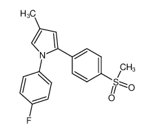 1-(4-fluorophenyl)-4-methyl-2-(4-methylsulfonylphenyl)pyrrole CAS:197904-46-4 manufacturer & supplier