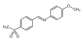 N-(4-methoxyphenyl)-1-(4-(methylsulfonyl)phenyl)methanimine CAS:197905-49-0 manufacturer & supplier